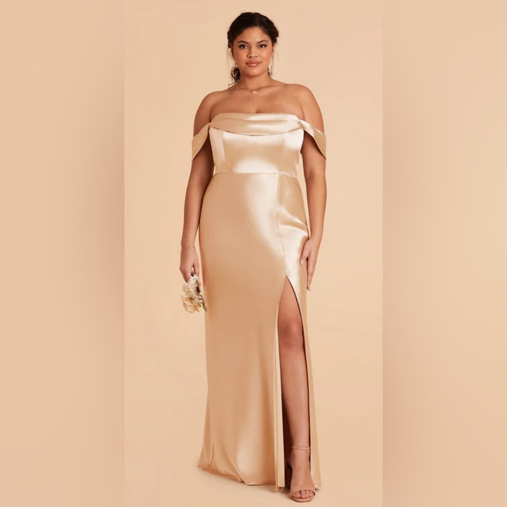 Birdy Grey Strapless Gold Mia Gown